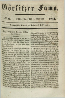 Görlitzer Fama. 1841, № 6 (4 Februar)