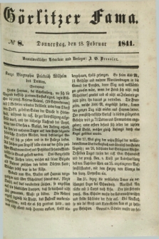 Görlitzer Fama. 1841, № 8 (18 Februar)