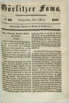 Görlitzer Fama. 1841, № 10 (4 März)