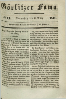 Görlitzer Fama. 1841, № 11 (11 März)