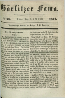 Görlitzer Fama. 1841, № 26 (24 Juni)