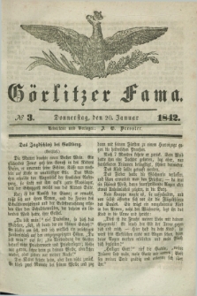 Görlitzer Fama. 1842, № 3 (20 Januar)