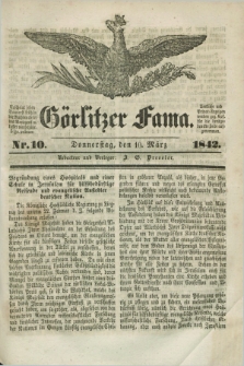 Görlitzer Fama. 1842, Nr. 10 (10 März)