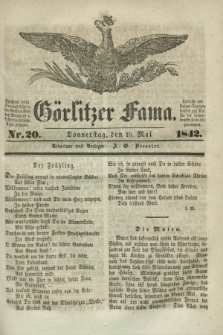 Görlitzer Fama. 1842, Nr. 20 (19 Mai) + dod.