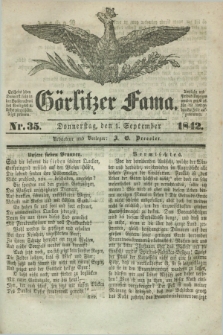 Görlitzer Fama. 1842, Nr. 35 (1 September)