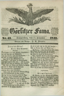 Görlitzer Fama. 1842, Nr. 43 (27 October)