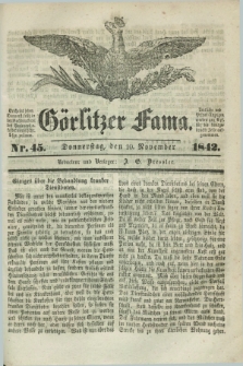 Görlitzer Fama. 1842, Nr. 45 (10 November)