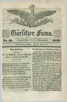 Görlitzer Fama. 1842, Nr. 46 (17 November) + dod.