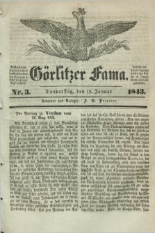 Görlitzer Fama. 1843, Nr. 3 (19 Januar)