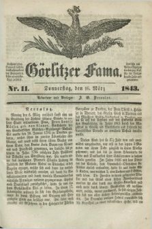 Görlitzer Fama. 1843, Nr. 11 (16 März)