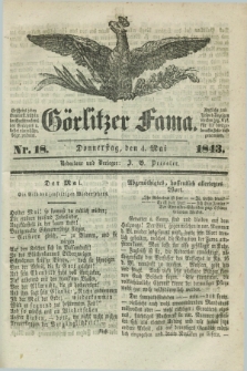 Görlitzer Fama. 1843, Nr. 18 (4 Mai)
