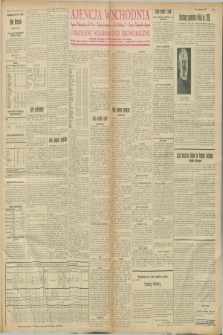 Ajencja Wschodnia. Codzienne Wiadomości Ekonomiczne = Agence Télégraphique de l'Est = Telegraphenagentur „Der Ostdienst” = Eastern Telegraphic Agency. R.8, nr 6 (8 i 9 stycznia 1928)