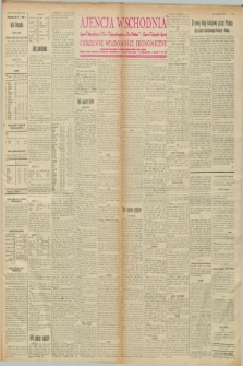 Ajencja Wschodnia. Codzienne Wiadomości Ekonomiczne = Agence Télégraphique de l'Est = Telegraphenagentur „Der Ostdienst” = Eastern Telegraphic Agency. R.8, nr 8 (11 stycznia 1928)