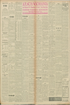 Ajencja Wschodnia. Codzienne Wiadomości Ekonomiczne = Agence Télégraphique de l'Est = Telegraphenagentur „Der Ostdienst” = Eastern Telegraphic Agency. R.8, nr 33 (10 lutego 1928)
