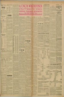 Ajencja Wschodnia. Codzienne Wiadomości Ekonomiczne = Agence Télégraphique de l'Est = Telegraphenagentur „Der Ostdienst” = Eastern Telegraphic Agency. R.8, Nr. 99 (1 maja 1928)