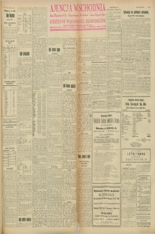 Ajencja Wschodnia. Codzienne Wiadomości Ekonomiczne = Agence Télégraphique de l'Est = Telegraphenagentur „Der Ostdienst” = Eastern Telegraphic Agency. R.8, Nr. 123 (1 czerwca 1928)