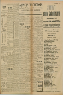 Ajencja Wschodnia. Codzienne Wiadomości Ekonomiczne = Agence Télégraphique de l'Est = Telegraphenagentur „Der Ostdienst” = Eastern Telegraphic Agency. R.8, Nr. 146 (29 i 30 czerwca 1928)
