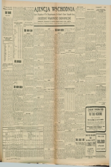 Ajencja Wschodnia. Codzienne Wiadomości Ekonomiczne = Agence Télégraphique de l'Est = Telegraphenagentur „Der Ostdienst” = Eastern Telegraphic Agency. R.8, Nr. 159 (15 i 16 lipca 1928)