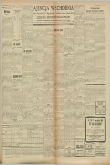 Ajencja Wschodnia. Codzienne Wiadomości Ekonomiczne = Agence Télégraphique de l'Est = Telegraphenagentur „Der Ostdienst” = Eastern Telegraphic Agency. R.8, Nr. 171 (29 i 30 lipca 1928)