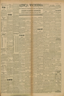 Ajencja Wschodnia. Codzienne Wiadomości Ekonomiczne = Agence Télégraphique de l'Est = Telegraphenagentur „Der Ostdienst” = Eastern Telegraphic Agency. R.8, Nr. 175 (3 sierpnia 1928)