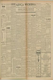 Ajencja Wschodnia. Codzienne Wiadomości Ekonomiczne = Agence Télégraphique de l'Est = Telegraphenagentur „Der Ostdienst” = Eastern Telegraphic Agency. R.8, Nr. 178 (7 sierpnia 1928)
