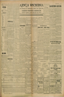 Ajencja Wschodnia. Codzienne Wiadomości Ekonomiczne = Agence Télégraphique de l'Est = Telegraphenagentur „Der Ostdienst” = Eastern Telegraphic Agency. R.8, Nr. 183 (12 i 13 sierpnia 1928)