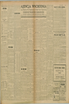 Ajencja Wschodnia. Codzienne Wiadomości Ekonomiczne = Agence Télégraphique de l'Est = Telegraphenagentur „Der Ostdienst” = Eastern Telegraphic Agency. R.8, Nr. 185 (15 i 16 sierpnia 1928)