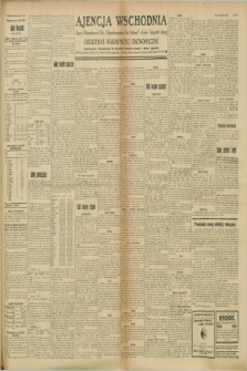 Ajencja Wschodnia. Codzienne Wiadomości Ekonomiczne = Agence Télégraphique de l'Est = Telegraphenagentur „Der Ostdienst” = Eastern Telegraphic Agency. R.8, Nr. 187 (18 sierpnia 1928)