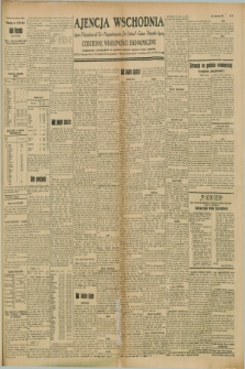 Ajencja Wschodnia. Codzienne Wiadomości Ekonomiczne = Agence Télégraphique de l'Est = Telegraphenagentur „Der Ostdienst” = Eastern Telegraphic Agency. R.8, Nr. 190 (22 sierpnia 1928)
