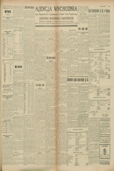 Ajencja Wschodnia. Codzienne Wiadomości Ekonomiczne = Agence Télégraphique de l'Est = Telegraphenagentur „Der Ostdienst” = Eastern Telegraphic Agency. R.8, Nr. 197 (30 sierpnia 1928)