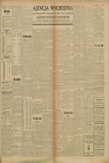 Ajencja Wschodnia. Codzienne Wiadomości Ekonomiczne = Agence Télégraphique de l'Est = Telegraphenagentur „Der Ostdienst” = Eastern Telegraphic Agency. R.8, Nr. 199 (1 września 1928)