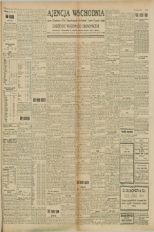 Ajencja Wschodnia. Codzienne Wiadomości Ekonomiczne = Agence Télégraphique de l'Est = Telegraphenagentur „Der Ostdienst” = Eastern Telegraphic Agency. R.8, Nr. 201 (4 września 1928)