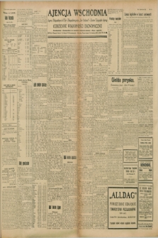 Ajencja Wschodnia. Codzienne Wiadomości Ekonomiczne = Agence Télégraphique de l'Est = Telegraphenagentur „Der Ostdienst” = Eastern Telegraphic Agency. R.8, nr 211 (15 września 1928)