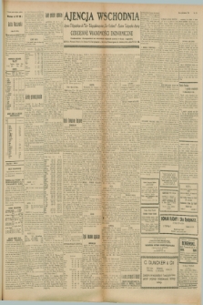 Ajencja Wschodnia. Codzienne Wiadomości Ekonomiczne = Agence Télégraphique de l'Est = Telegraphenagentur „Der Ostdienst” = Eastern Telegraphic Agency. R.8, nr 213 (18 września 1928)