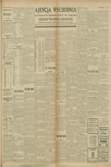 Ajencja Wschodnia. Codzienne Wiadomości Ekonomiczne = Agence Télégraphique de l'Est = Telegraphenagentur „Der Ostdienst” = Eastern Telegraphic Agency. R.8, nr 214 (19 września 1928)