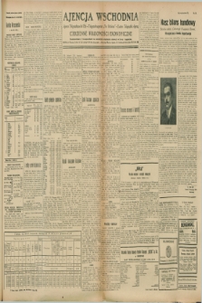 Ajencja Wschodnia. Codzienne Wiadomości Ekonomiczne = Agence Télégraphique de l'Est = Telegraphenagentur „Der Ostdienst” = Eastern Telegraphic Agency. R.8, nr 218 (23 i 24 września 1928)