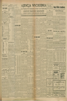 Ajencja Wschodnia. Codzienne Wiadomości Ekonomiczne = Agence Télégraphique de l'Est = Telegraphenagentur „Der Ostdienst” = Eastern Telegraphic Agency. R.8, nr 219 (25 września 1928)