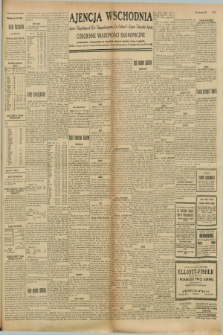 Ajencja Wschodnia. Codzienne Wiadomości Ekonomiczne = Agence Télégraphique de l'Est = Telegraphenagentur „Der Ostdienst” = Eastern Telegraphic Agency. R.8, nr 223 (29 września 1928)