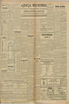 Ajencja Wschodnia. Codzienne Wiadomości Ekonomiczne = Agence Télégraphique de l'Est = Telegraphenagentur „Der Ostdienst” = Eastern Telegraphic Agency. R.8, nr 224 (30 września i 1 października 1928) + wkładka