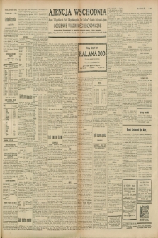 Ajencja Wschodnia. Codzienne Wiadomości Ekonomiczne = Agence Télégraphique de l'Est = Telegraphenagentur „Der Ostdienst” = Eastern Telegraphic Agency. R.8, nr 229 (6 października 1928)