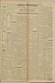 Ajencja Wschodnia. Codzienne Wiadomości Ekonomiczne = Agence Télégraphique de l'Est = Telegraphenagentur „Der Ostdienst” = Eastern Telegraphic Agency. R.8, nr 231 (9 października 1928)