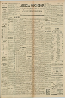 Ajencja Wschodnia. Codzienne Wiadomości Ekonomiczne = Agence Télégraphique de l'Est = Telegraphenagentur „Der Ostdienst” = Eastern Telegraphic Agency. R.8, nr 237 (16 października 1928)