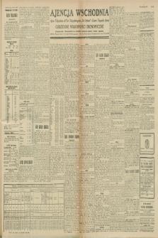 Ajencja Wschodnia. Codzienne Wiadomości Ekonomiczne = Agence Télégraphique de l'Est = Telegraphenagentur „Der Ostdienst” = Eastern Telegraphic Agency. R.8, nr 242 (21 i 22 października 1928)