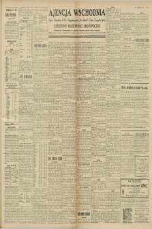 Ajencja Wschodnia. Codzienne Wiadomości Ekonomiczne = Agence Télégraphique de l'Est = Telegraphenagentur „Der Ostdienst” = Eastern Telegraphic Agency. R.8, nr 243 (23 października 1928)