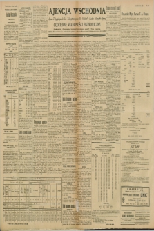 Ajencja Wschodnia. Codzienne Wiadomości Ekonomiczne = Agence Télégraphique de l'Est = Telegraphenagentur „Der Ostdienst” = Eastern Telegraphic Agency. R.8, nr 248 (28 i 29 października 1928)