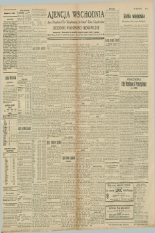 Ajencja Wschodnia. Codzienne Wiadomości Ekonomiczne = Agence Télégraphique de l'Est = Telegraphenagentur „Der Ostdienst” = Eastern Telegraphic Agency. R.8, nr 250 (31 października 1928)