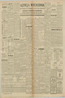 Ajencja Wschodnia. Codzienne Wiadomości Ekonomiczne = Agence Télégraphique de l'Est = Telegraphenagentur „Der Ostdienst” = Eastern Telegraphic Agency. R.8, nr 253 (4 i 5 listopada 1928)