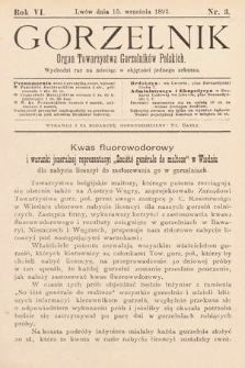 Gorzelnik : organ Towarzystwa Gorzelników Polskich we Lwowie. R. 6, 1892, nr 3