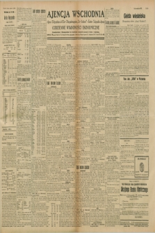 Ajencja Wschodnia. Codzienne Wiadomości Ekonomiczne = Agence Télégraphique de l'Est = Telegraphenagentur „Der Ostdienst” = Eastern Telegraphic Agency. R.8, nr 256 (8 listopada 1928)