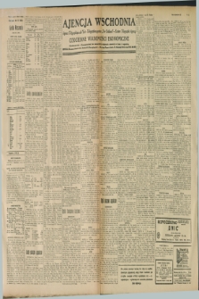 Ajencja Wschodnia. Codzienne Wiadomości Ekonomiczne = Agence Télégraphique de l'Est = Telegraphenagentur „Der Ostdienst” = Eastern Telegraphic Agency. R.9, nr 12 (15 stycznia 1929)